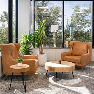 M builders construction office austin high end seating corner nook mobile 1x1