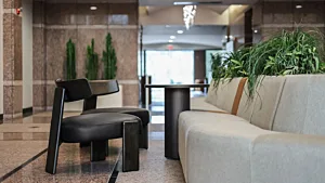 Riverside resources austin plaza on the lake office building lobby furniture 2