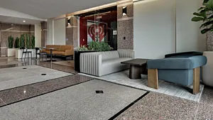 Riverside resources austin plaza on the lake office building lobby furniture 4