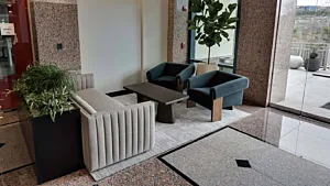 Riverside resources austin plaza on the lake office building lobby furniture 5